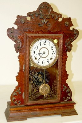 Seth Thomas Oak "Metals No. 4" Mantle Clock — Antique Clocks Price Guide