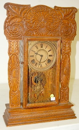Ingraham Oak "King Line" Kitchen Clock — Antique Clocks Price Guide