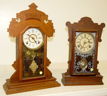 2 Mantle Clocks: Waterbury and Other — Antique Clocks Price Guide