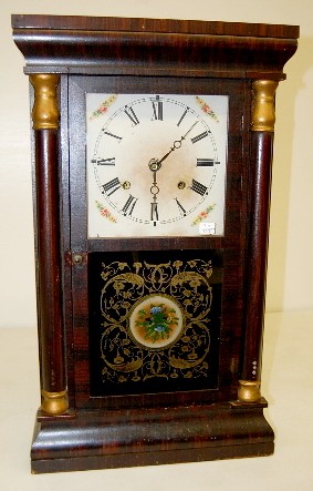 Seth Thomas Mahogany Half Splat Shelf Clock — Antique Clocks Price Guide