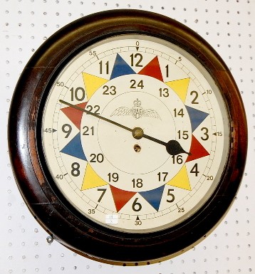 Elliott Royal Air Force Fusee Gallery Clock — Antique Clocks Price Guide