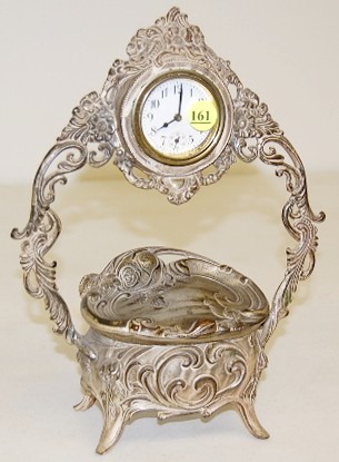 New Haven Jewelry Box Novelty Clock — Antique Clocks Price Guide