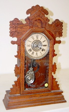 Ansonia Oak "Belmont" Mantle Clock — Antique Clocks Price Guide