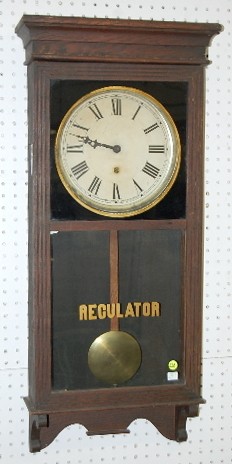 Sessions Mahogany Regulator No. 1 Clock — Antique Clocks Price Guide