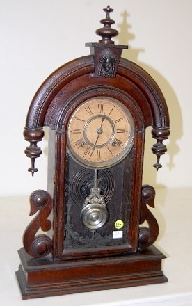 Black Walnut Ansonia "Parisian" Parlor Clock — Antique Clocks Price Guide