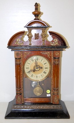 Phillip Haas and Sohne Shelf Alarm Clock — Antique Clocks Price Guide