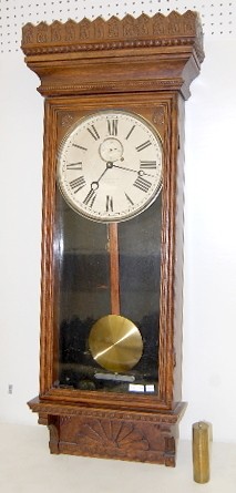 Oak Gilbert No. 14 1 Weight Wall Clock — Antique Clocks Price Guide