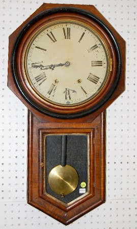 Jerome and Co. Anglo-American Schoolhouse Clock — Antique Clocks Price Guide