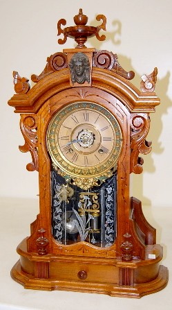Black Walnut Ansonia "Monarch" Parlor Clock — Antique Clocks Price Guide