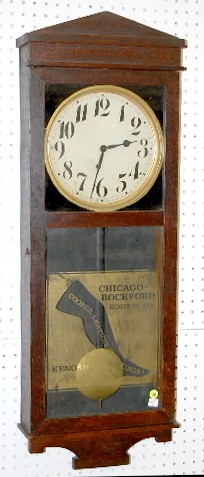 Ingraham "Landau Hosiery" Advertising Wall Clock — Antique Clocks Price Guide