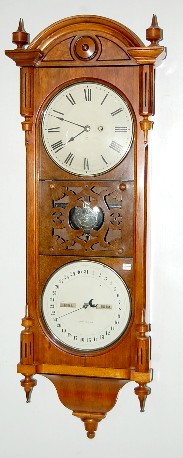 Walnut Seth Thomas Office Calendar No. 10 Clock — Antique Clocks Price Guide