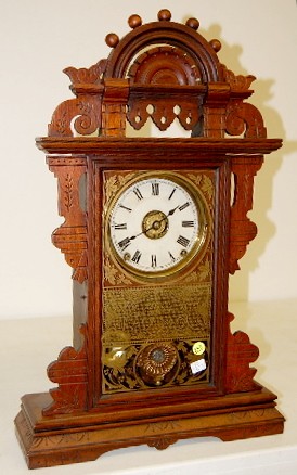Walnut Seth Thomas "Eclipse" Mantle Clock — Antique Clocks Price Guide