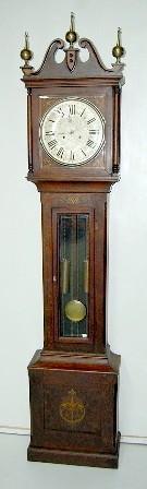 Antique Oak Tallcase Clock — Antique Clocks Price Guide