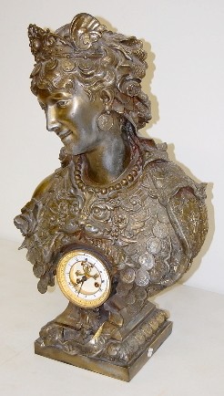 French S. Marti Mercury "Time is Money" Clock — Antique Clocks Price Guide