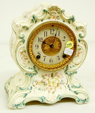 Ansonia "Towanda" China Case Clock — Antique Clocks Price Guide