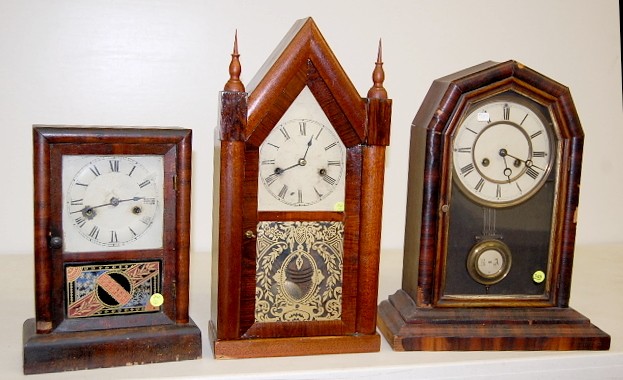 2 New Haven and Another Shelf Clock — Antique Clocks Price Guide