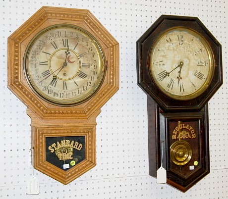 2 Clocks: Ingraham and Gilbert "Admiral" Calendar — Antique Clocks Price Guide