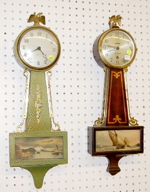 Gilbert and Sessions Antique Banjo Clocks — Antique Clocks Price Guide