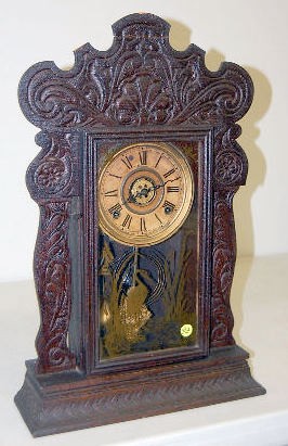 Sessions Oak "Victor No. 41" Kitchen Clock — Antique Clocks Price Guide