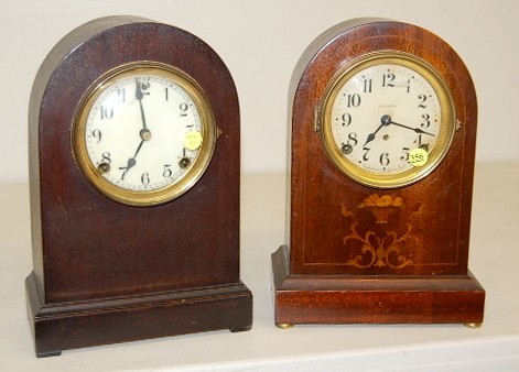 Seth Thomas and Sessions Round Top Shelf Clocks — Antique Clocks Price Guide