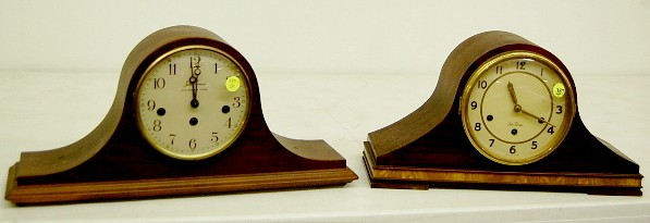 2 Seth Thomas Tambour Clocks: — Antique Clocks Price Guide