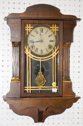 Sessions Hanging Regulator Clock — Antique Clocks Price Guide