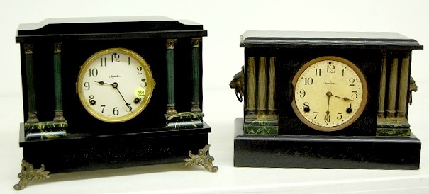2 Ingraham Mantle Clocks: "Bijou" and "No. 1627" — Antique Clocks Price Guide