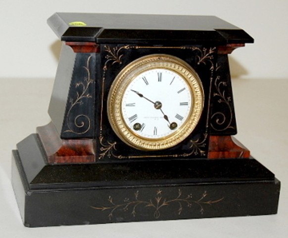 Seth Thomas and Sons Marble and Slate Mantle Clock — Antique Clocks Price Guide