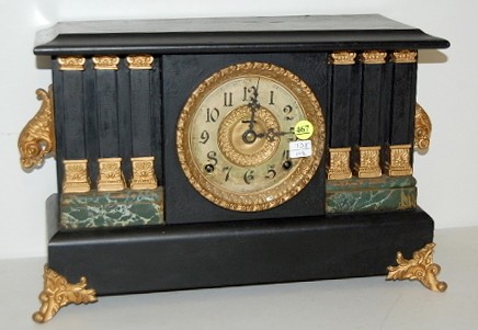 Ingraham Marbleized "Gypsy" Mantle Clock — Antique Clocks Price Guide
