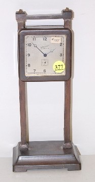 Antique Ansonia Metal Case Gravity Clock — Antique Clocks Price Guide