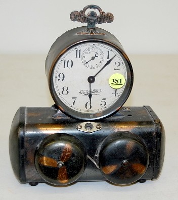 Darche Battery Operated Searchlight Alarm Clock — Antique Clocks Price Guide