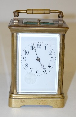 Antique Time and Strike Repeater Carriage Clock — Antique Clocks Price Guide