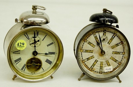 Terry Advertising and Bell Top Alarm Clocks — Antique Clocks Price Guide