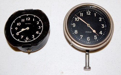 2 Car Clocks, Swiss Jaeger and Westclox — Antique Clocks Price Guide