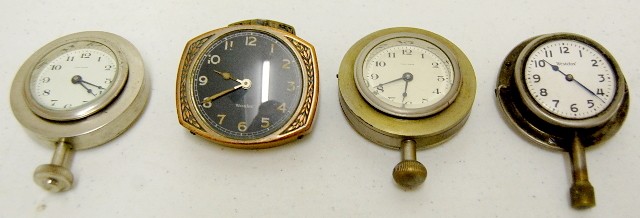 4 Car Clocks: Waltham and Westclox — Antique Clocks Price Guide