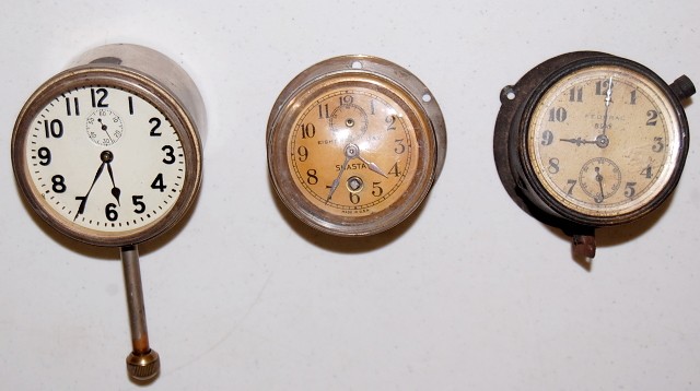 3 Car Clocks: Federal, Stem Wind and Shasta — Antique Clocks Price Guide