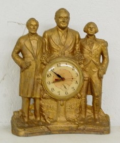 United Clock Company Metal Figural "Steersman" Clock — Antique Clocks Price Guide