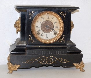 Ansonia Iron Case Mantle Clock — Antique Clocks Price Guide