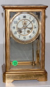 Gilbert Crystal Regulator Clock — Antique Clocks Price Guide
