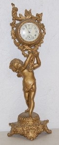 Jennings Brothers Cherub Novelty Clock — Antique Clocks Price Guide