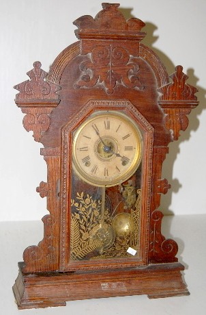 Oak Kitchen Clock — Antique Clocks Price Guide