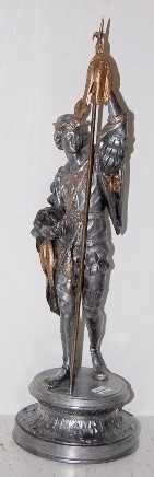 Male Warrior Clock — Antique Clocks Price Guide