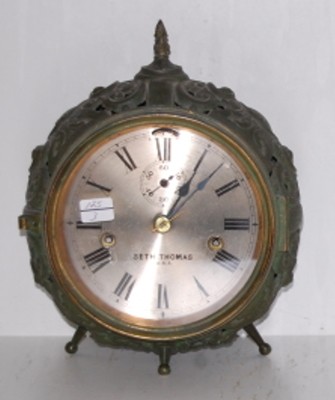 Seth Thomas Ornate Iron Shelf Clock — Antique Clocks Price Guide