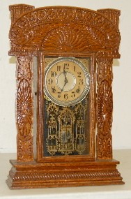 E. Ingraham Oak Kitchen Clock — Antique Clocks Price Guide