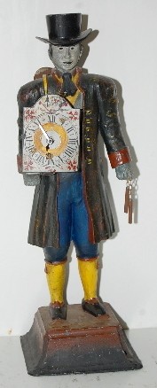 Clock Peddler Statue — Antique Clocks Price Guide
