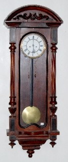 2 Weight Vienna Regulator Clock w/Porcelain Dial — Antique Clocks Price Guide
