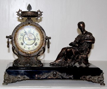 New Haven Seated Statue Clock — Antique Clocks Price Guide