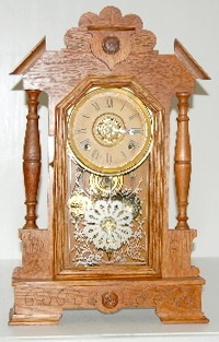Russell and Jones "Detroit" Kitchen Clock — Antique Clocks Price Guide