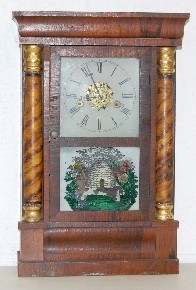 Antique Shelf Clock W/ Alarm — Antique Clocks Price Guide
