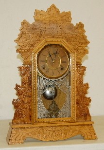 Gilbert "Bouquet No. 50" Kitchen Clock — Antique Clocks Price Guide